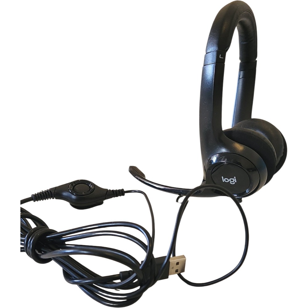 Logitech H390 USB Headset with Noise-Canceling‎ Microphone for Gaming, Meeting